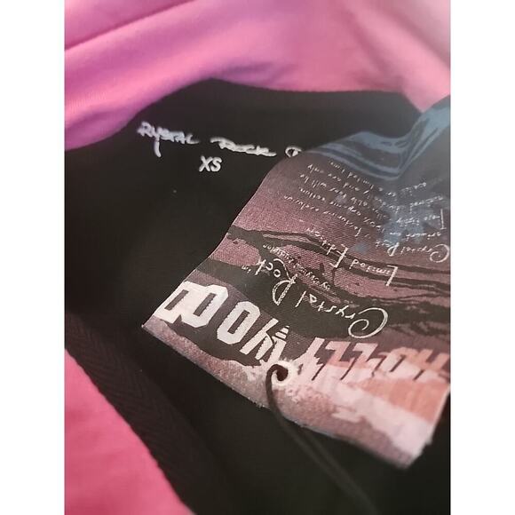 Crystal Rock Jacket XS Y2K Hip Hop Rhinestone Hoodie Christian Audigier A117 - Picture 8 of 8